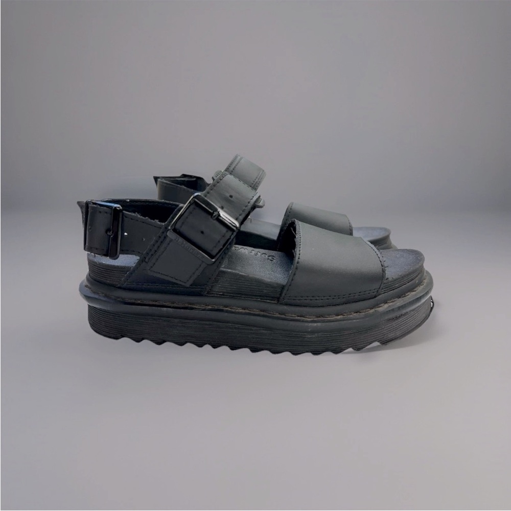Dr. Martens Leather Voss Platform Sandals Women's Size 5 Punk Grunge Gothic